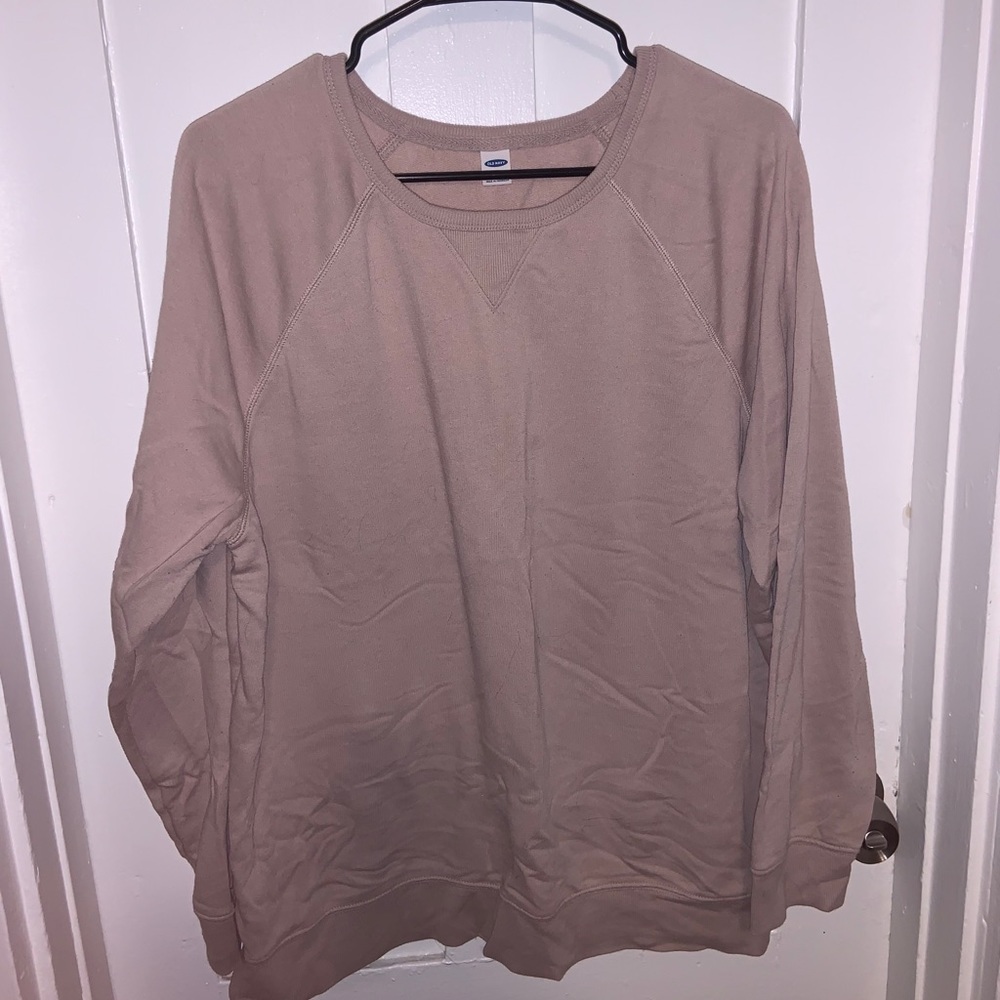 Oversized pink crew!